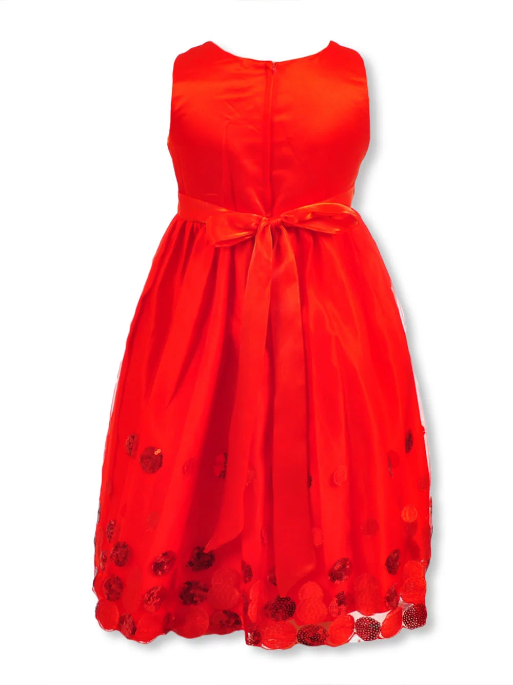 Pink Butterfly Polka Dot Sequin Dress, 14 M44961