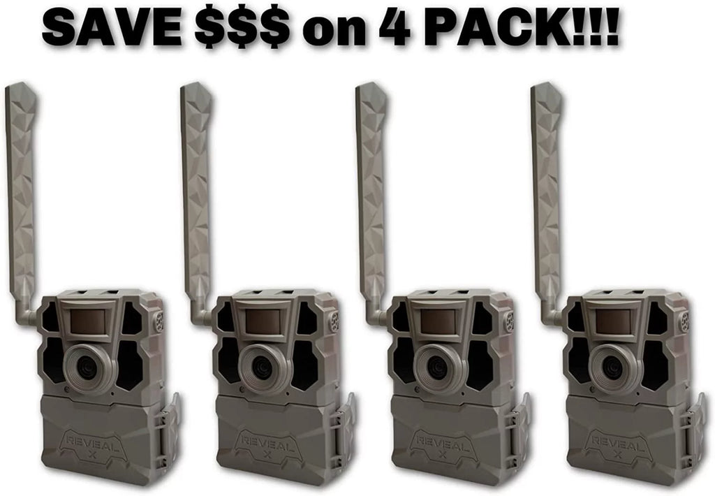 4 Pack HD Cellular Trail Camera W3481