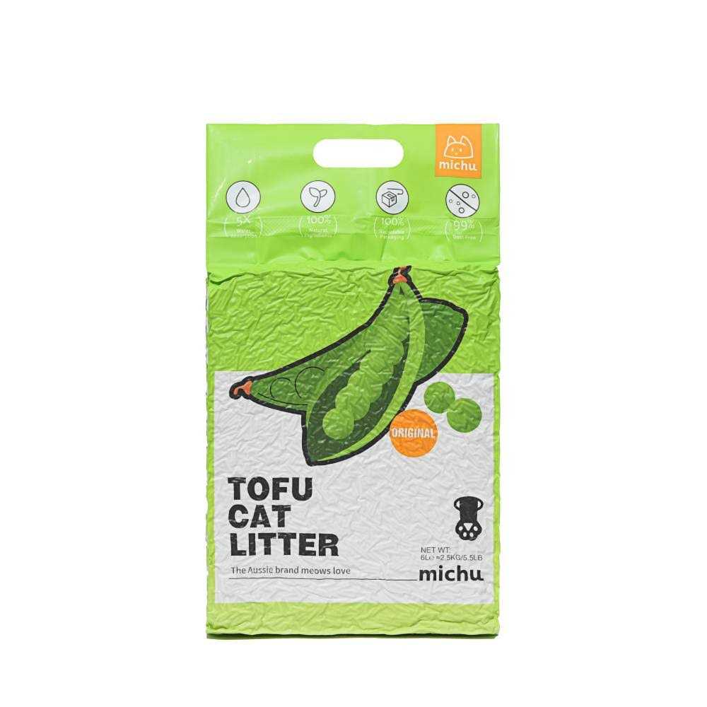 Natural Clumping Tofu Cat Litter 5.5lb T477482