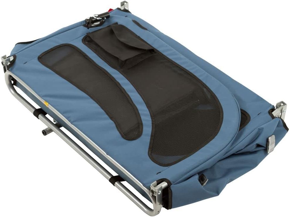 Blue 2-in-1 Pull-Behind Dog Bike Carrier Pet Trailer R530255