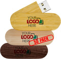 Custom Swivel Wooden USB 2.0 Flash Drive 128MB 50 Pack Y917619