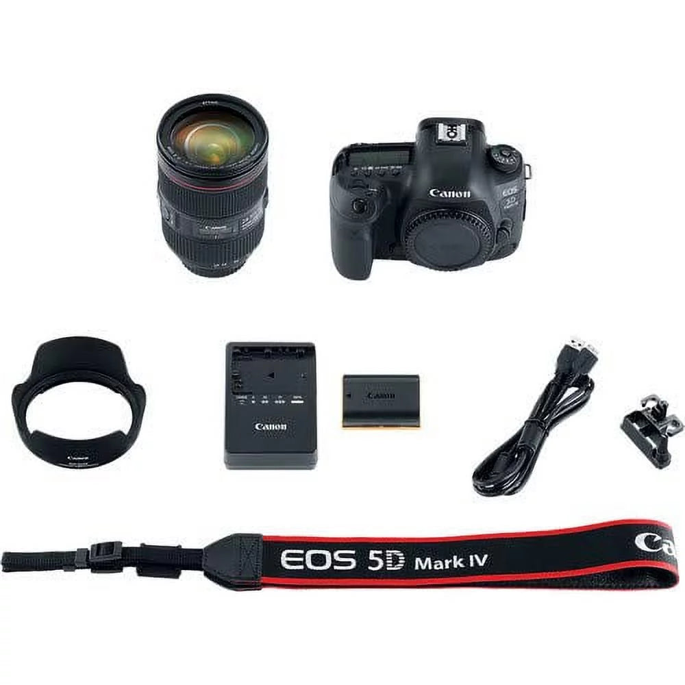 Canon EOS 5D Mark IV DSLR Camera with 24-105mm f/4L II Lens J21779
