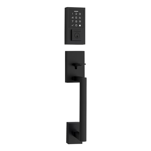 Matte Black Electronic Touchpad Deadbolt O4496