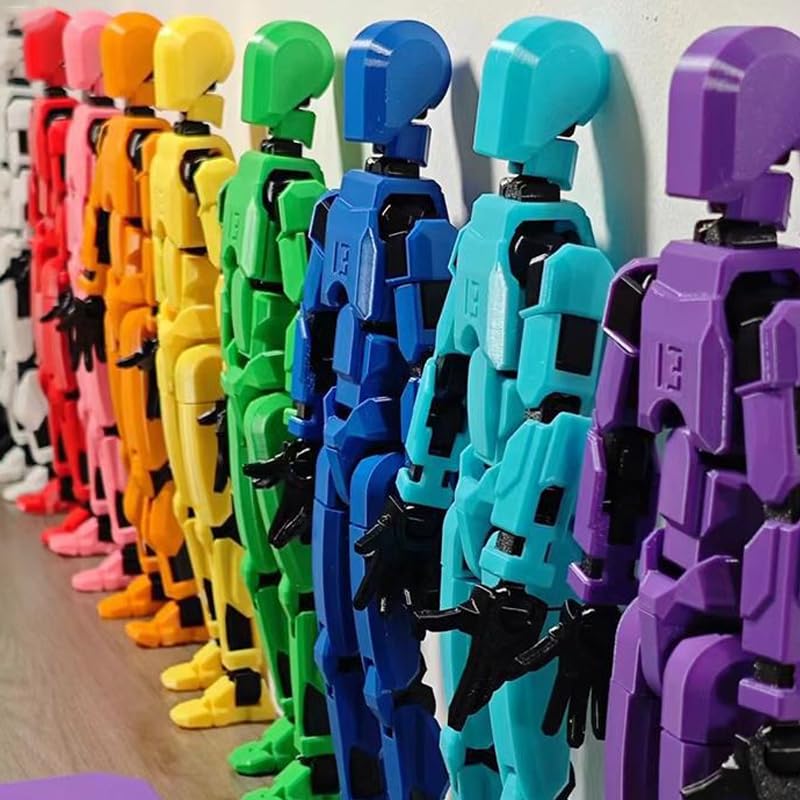 9 pcs 3D Printed Action Figure X41104