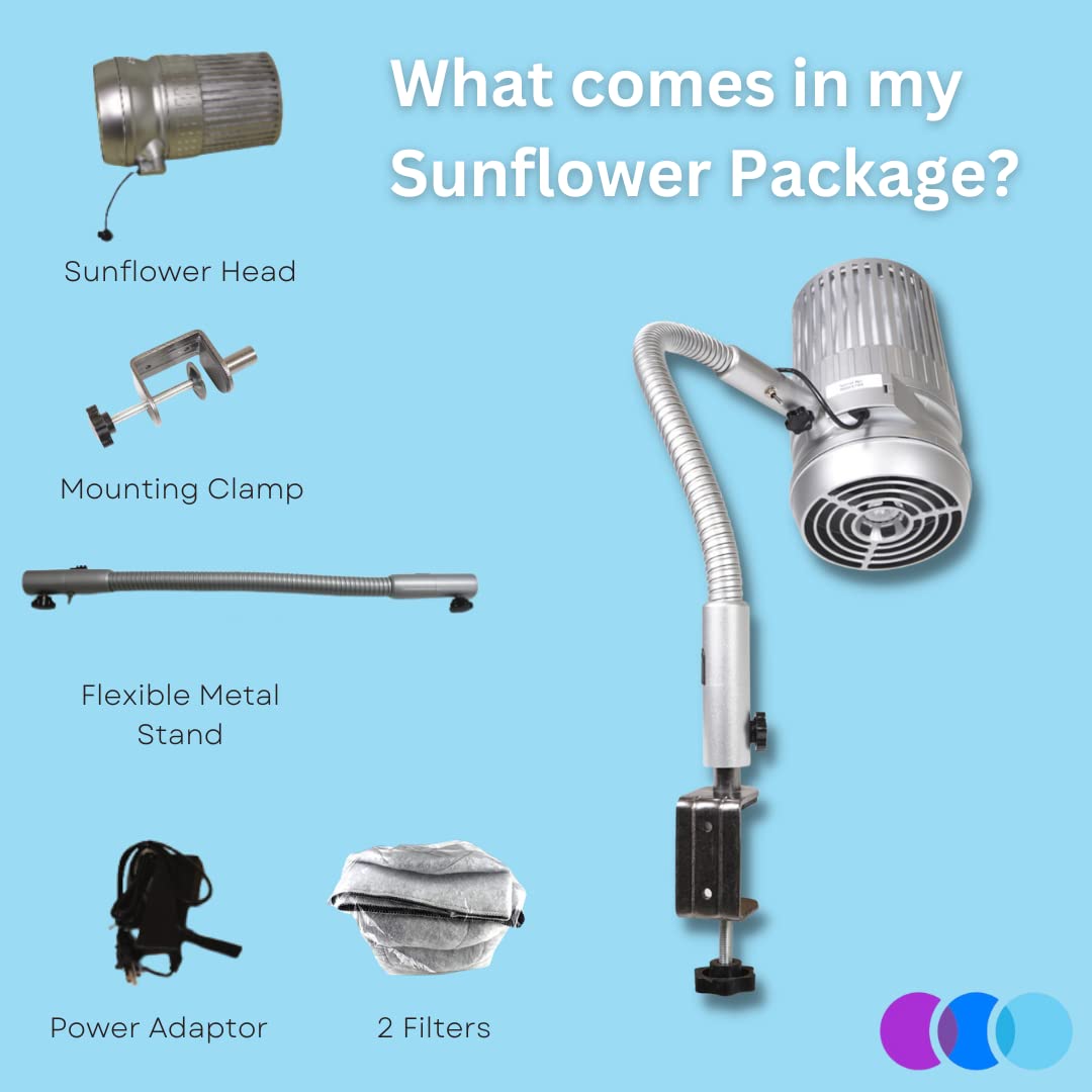 LED Nail Dust Collector with 12 Filters J193