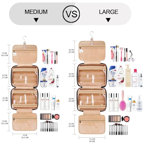 Navy Hanging Toiletry Bag with 8 Leak Proofing Silicone Bottle Covers J95511