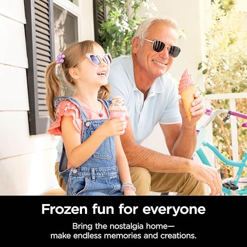 13-in-1 Ice Cream and Soft Serve Maker with Soft Serve Handle, (2) 16oz Pints V289626