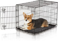 Black Medium-Large Dog Crate V8119