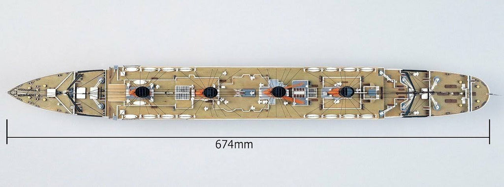 1/400 Scale Plastic Titanic Kit C736191