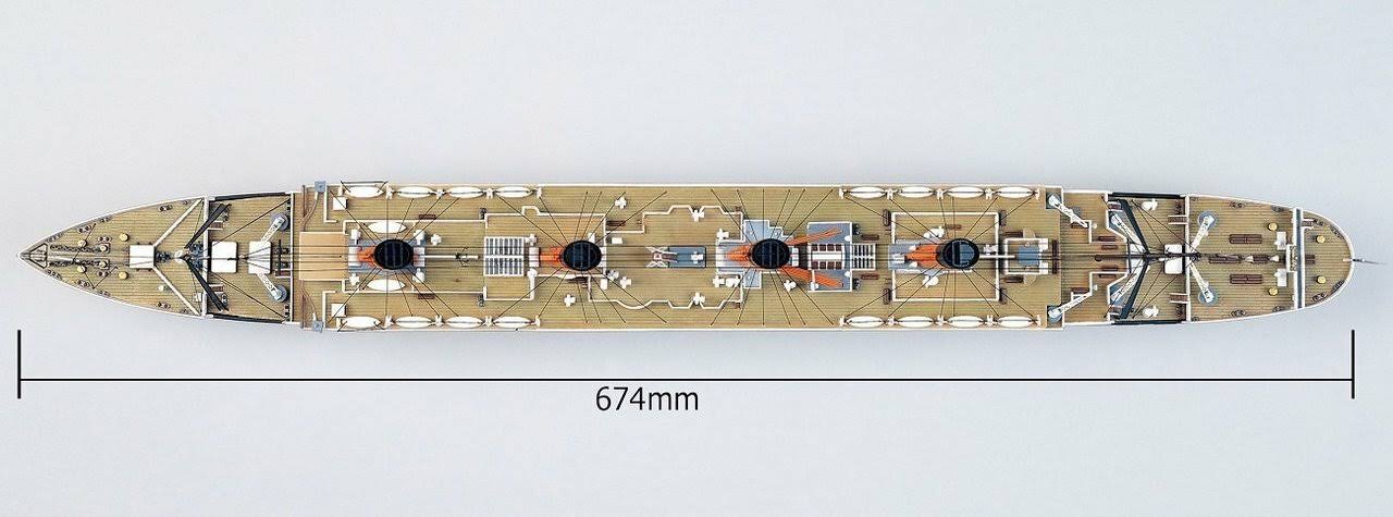 1/400 Scale Plastic Titanic Kit C736191
