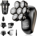 Detachable Head Electric Razor 7D Rotary Shaver Grooming Kit with Type-C Charge S125