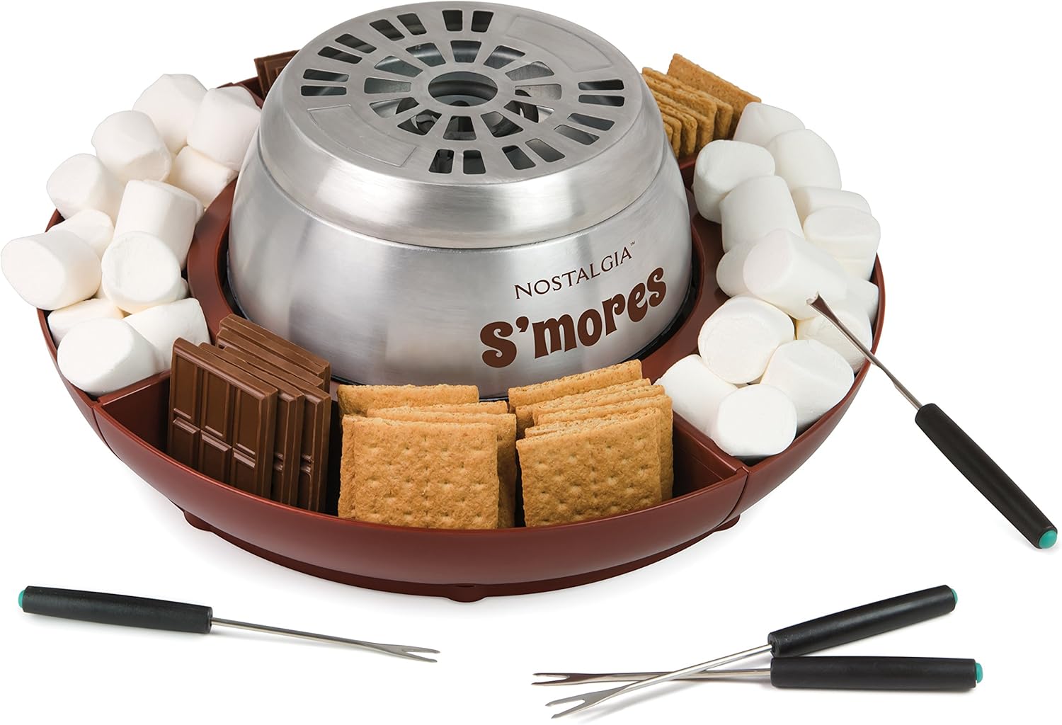 Tabletop Electric S'mores Maker with 4 Trays F89730