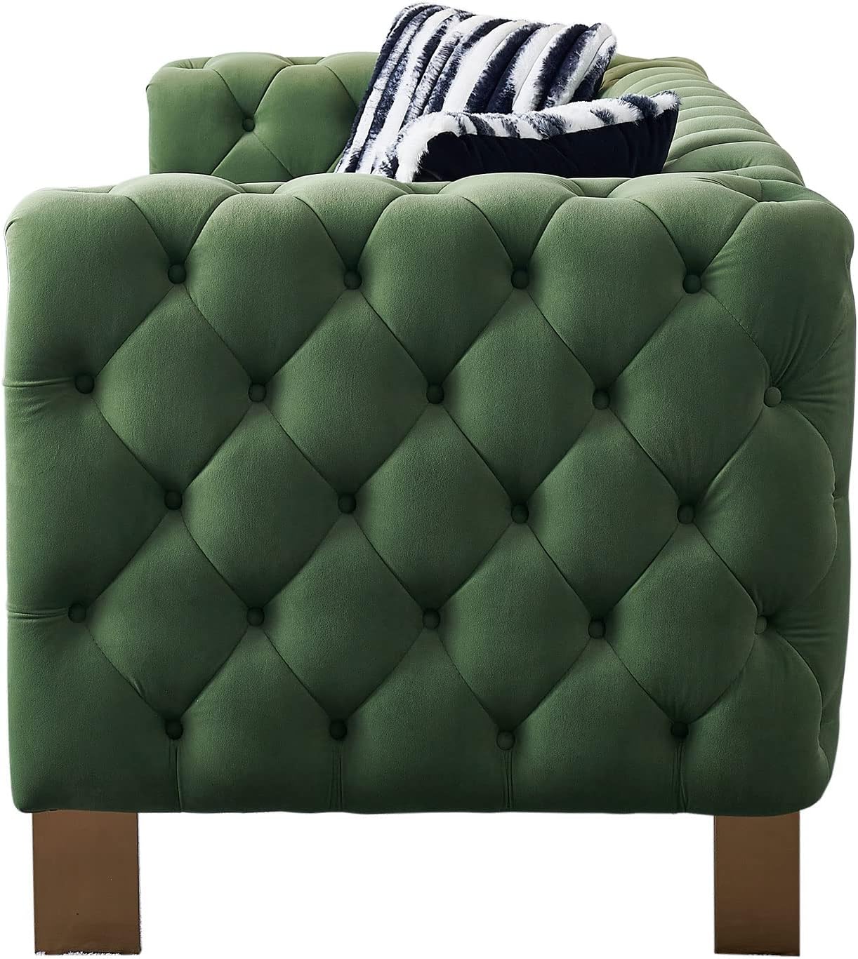 Mint Green Velvet Tufted Sofa F540