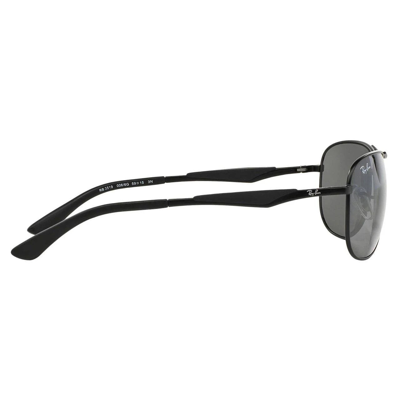 Matte Black Metal Sunglasses Y782