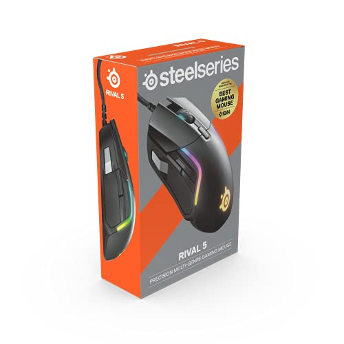 Black Gaming Mouse with 18,000 CPI Optical Sensor Z699