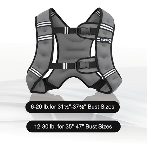 Weighted Vest with Reflective Stripe C97022