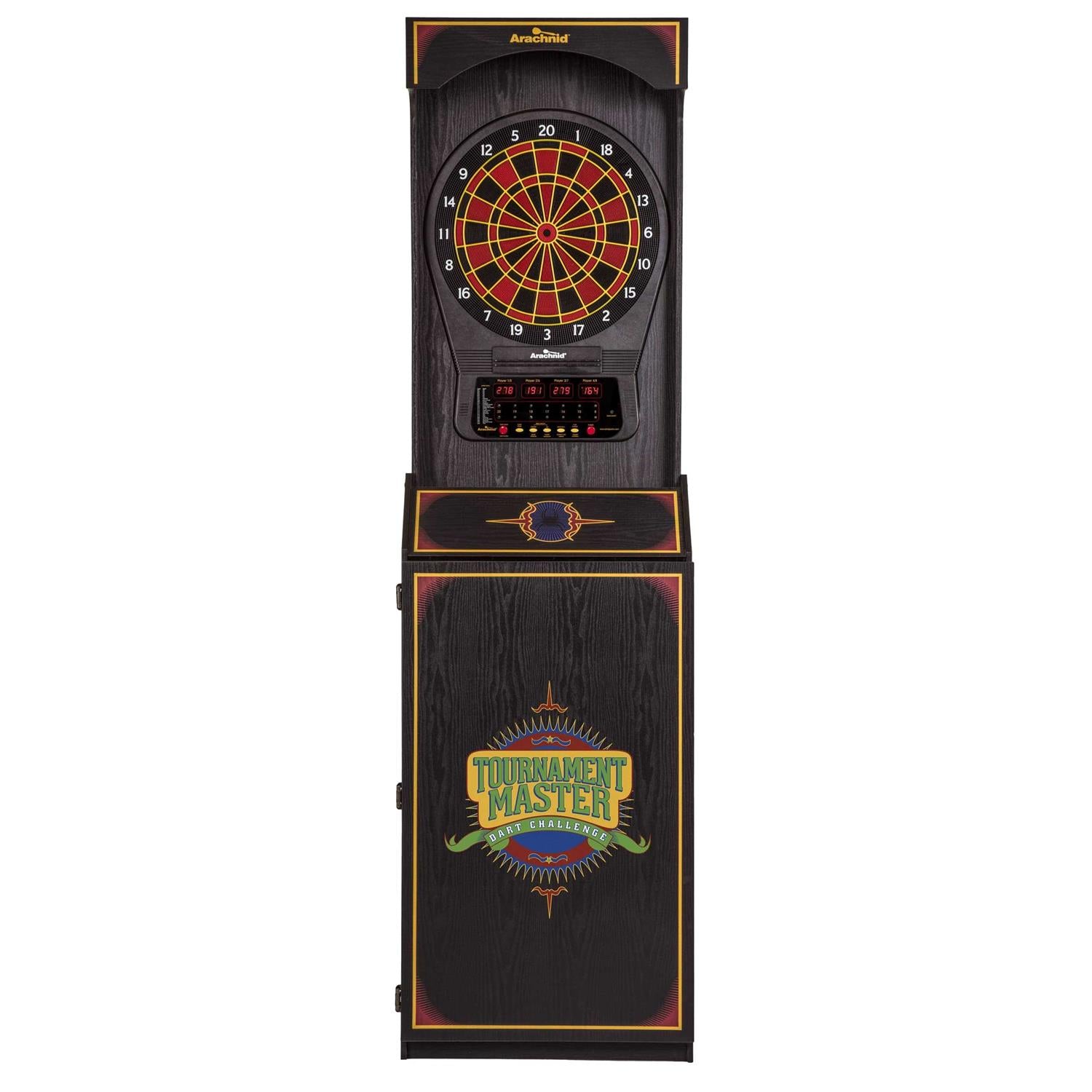 Standing Electronic Dartboard with 24 Games and 6 Soft-Tip Darts O8271