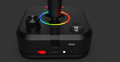 Video Game Console with 200+ Games, Wireless Joysticks, RGB LED Lights U2597