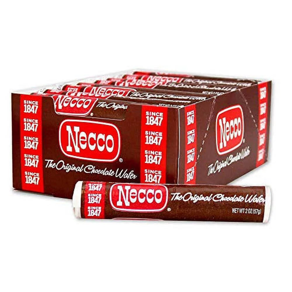 Chocolate Wafers Display Pack, 2-Ounce Rolls (Pack of 24) W25240