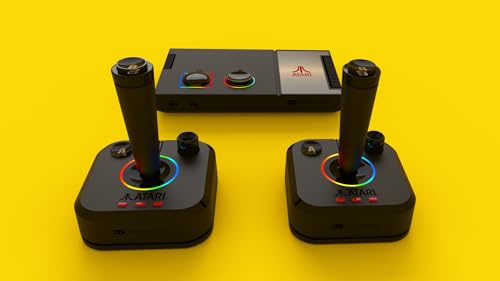 Video Game Console with 200+ Games, Wireless Joysticks, RGB LED Lights U2597