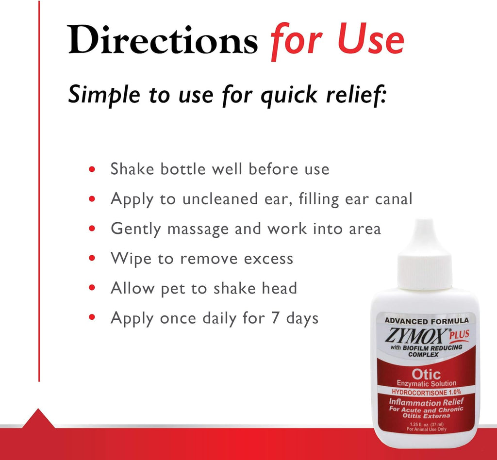 1.25 oz Enzymatic Ear Solution with 1% Hydrocortisone F784