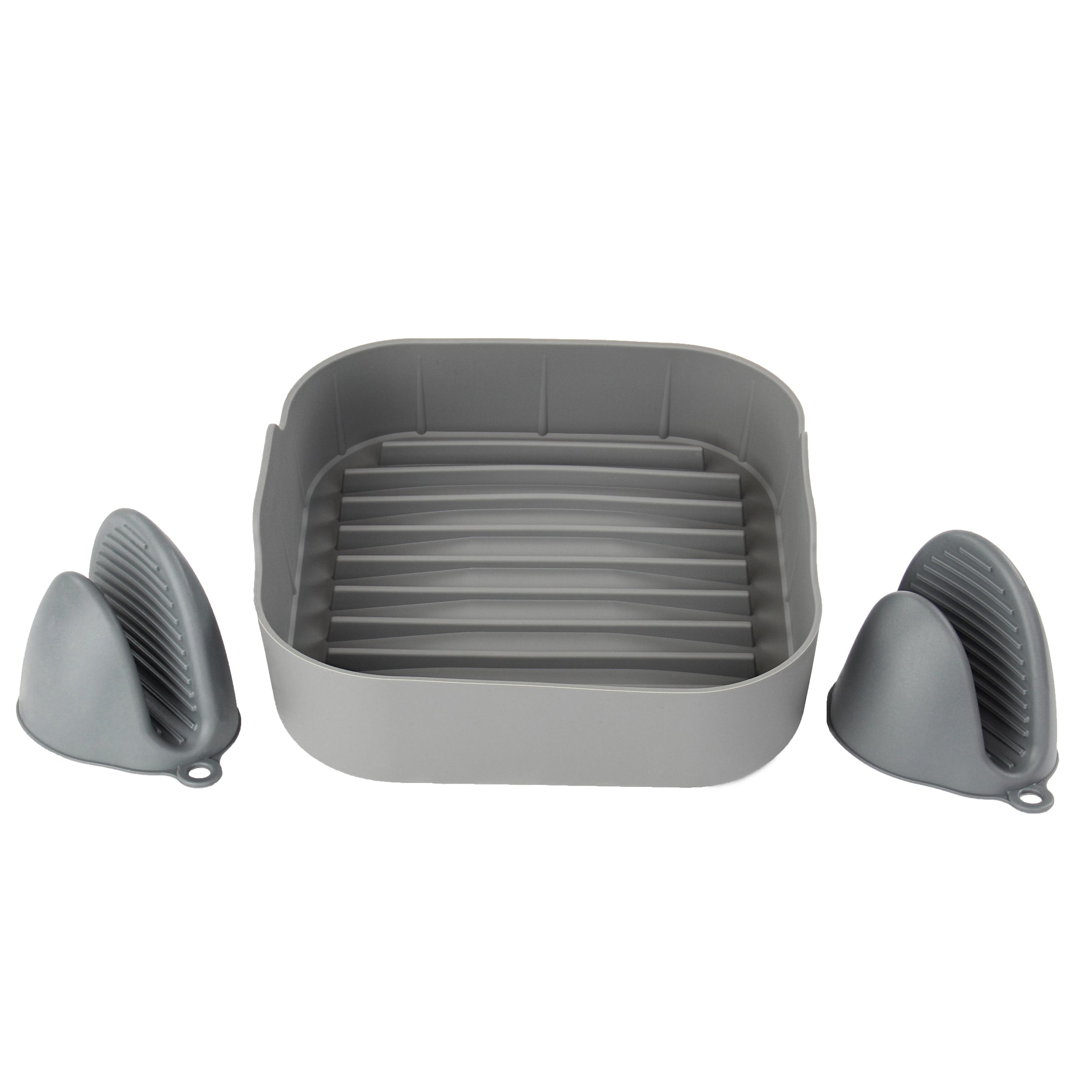 Square Air Fryer Silicone Liner with Gloves V3283