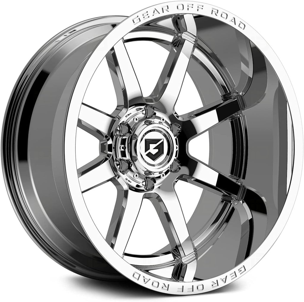 Chrome Wheel Rim 20x10 5x5 -19mm W33345