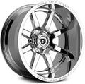 Chrome Wheel Rim 20x10 5x5 -19mm W33345