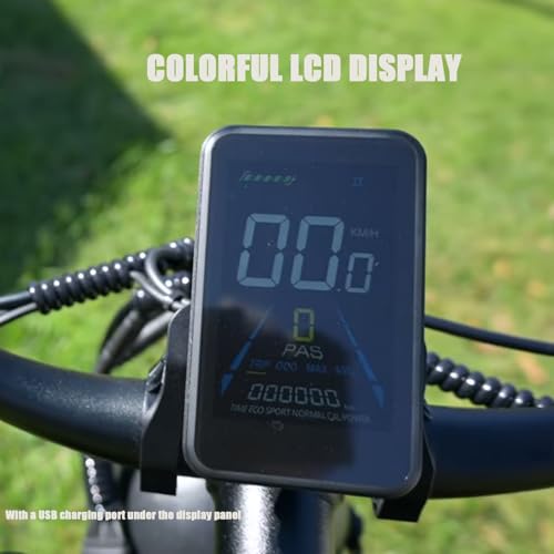 1000W 48V 30AH 26''x4.0 Inch Fat Tire Full Suspension Electric Bike I905194