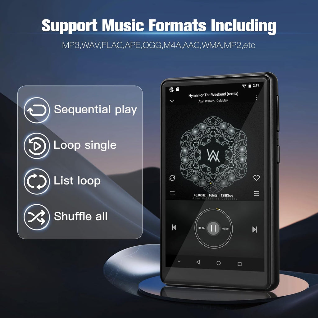 80GB Kids MP3 Player with Bluetooth and WiFi A377