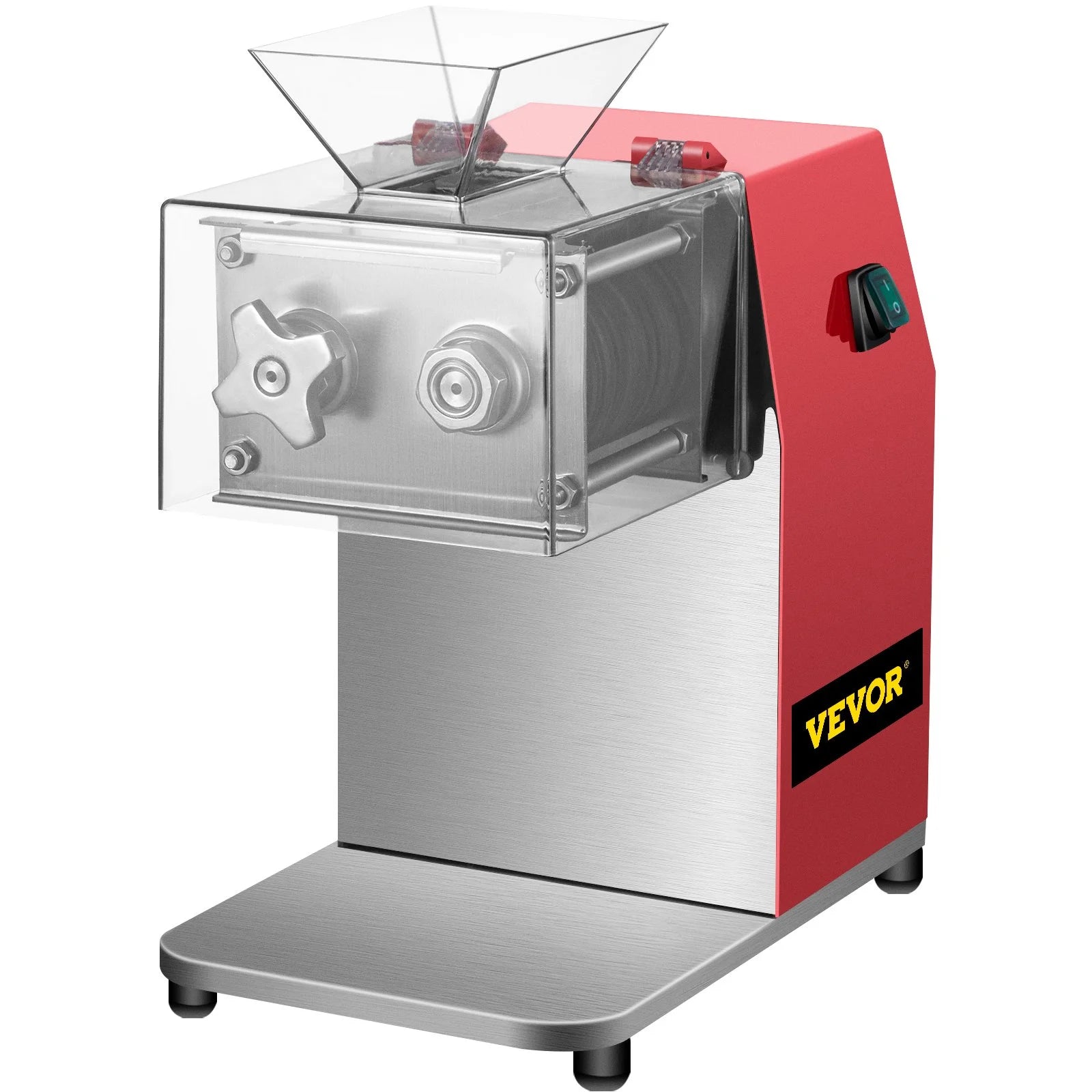 Red Electric Stainless Steel Meat Cutter with 3.5mm Blade Y109217