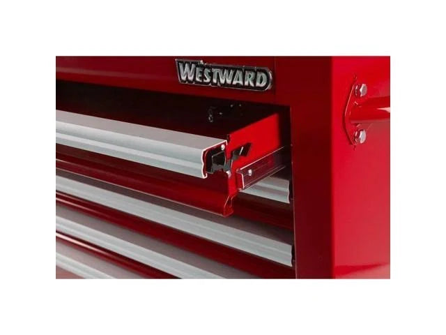 Red 7 Drawer Side Cabinet S342