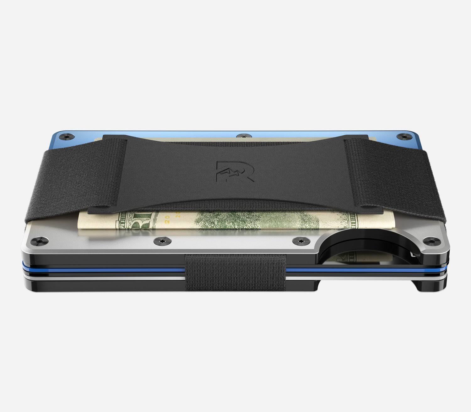 Titanium Cash Strap Wallet F929