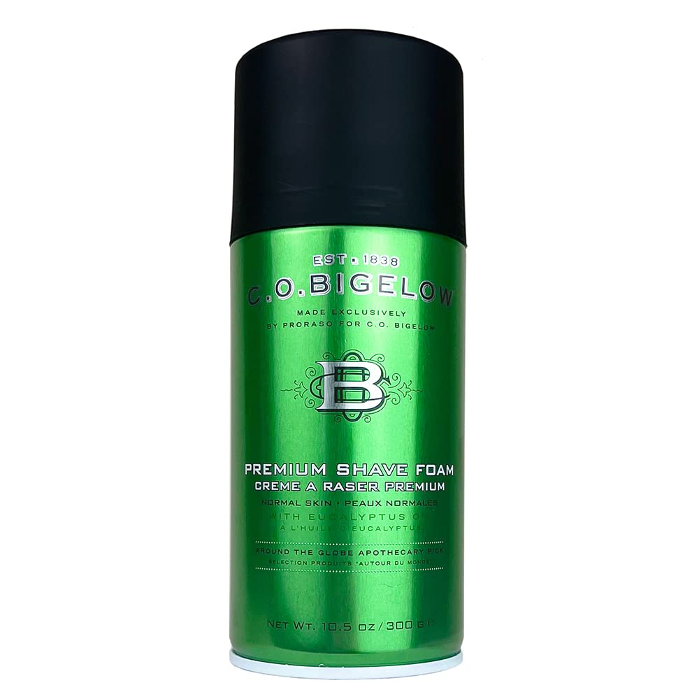 Premium Shave Foam with Eucalyptus Oil and Menthol, 10.5 oz X431