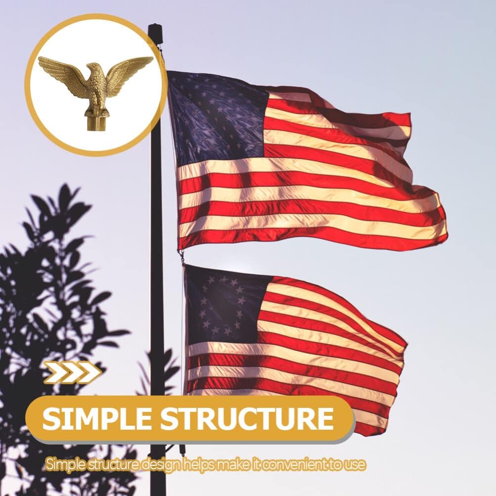 Plastic Eagle Flag Pole Topper C414932