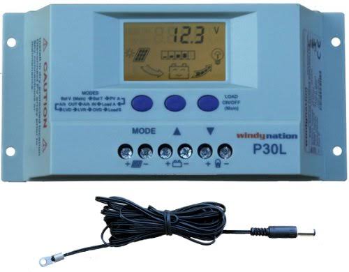 100 Watt Solar Panel Kit with LCD PWM Charge Controller + Solar Cable + MC4 Connectors + Mounting B E2672