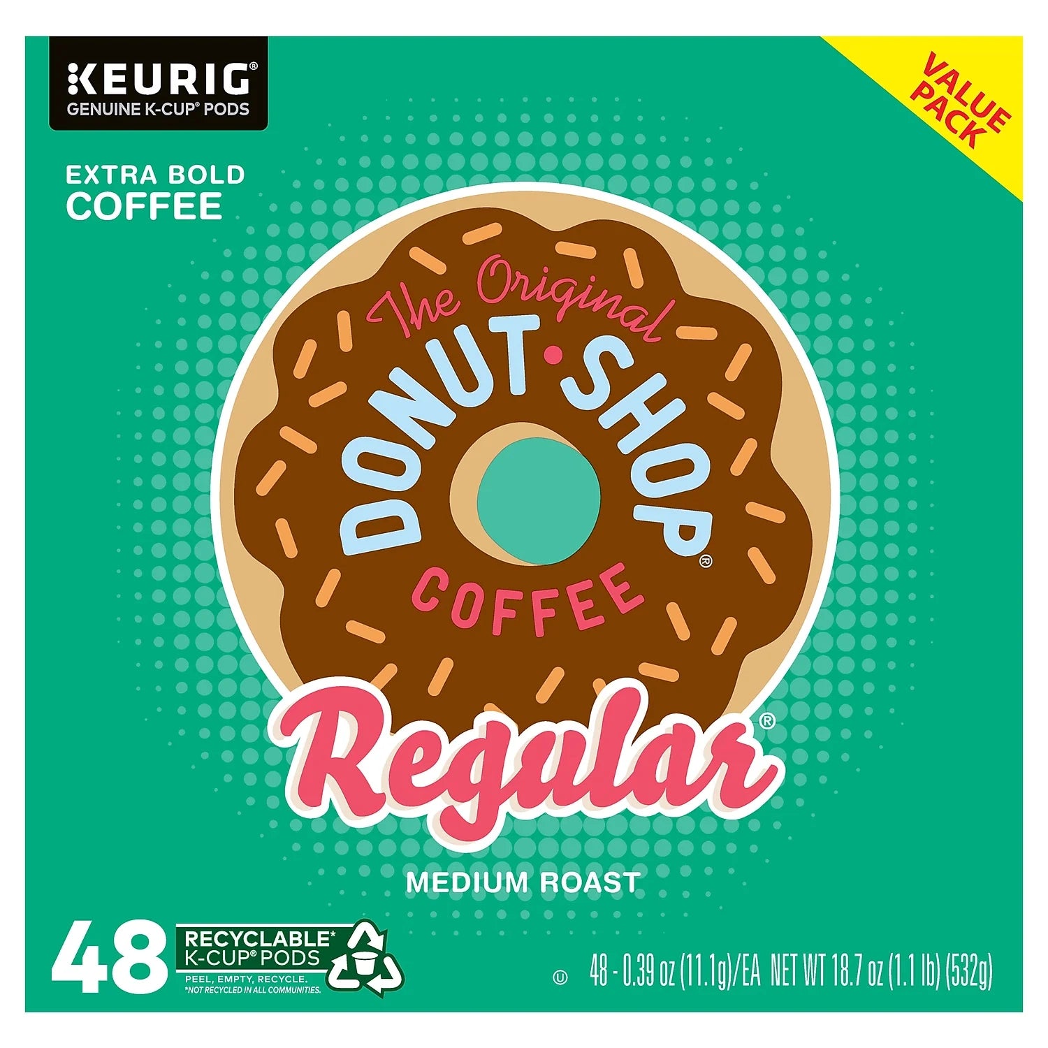 48 Count Medium Roast Coffee K-Cup Pods K9472