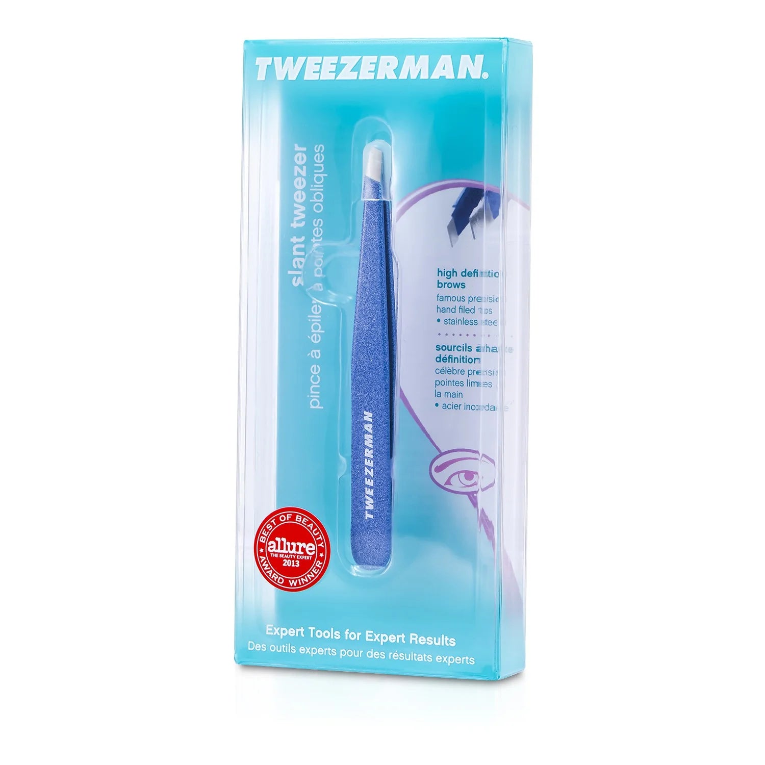 Classic Stainless Steel Slant Tweezer V64289
