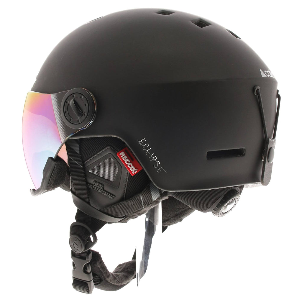 Mat Black Blue Ski Helmet U574360