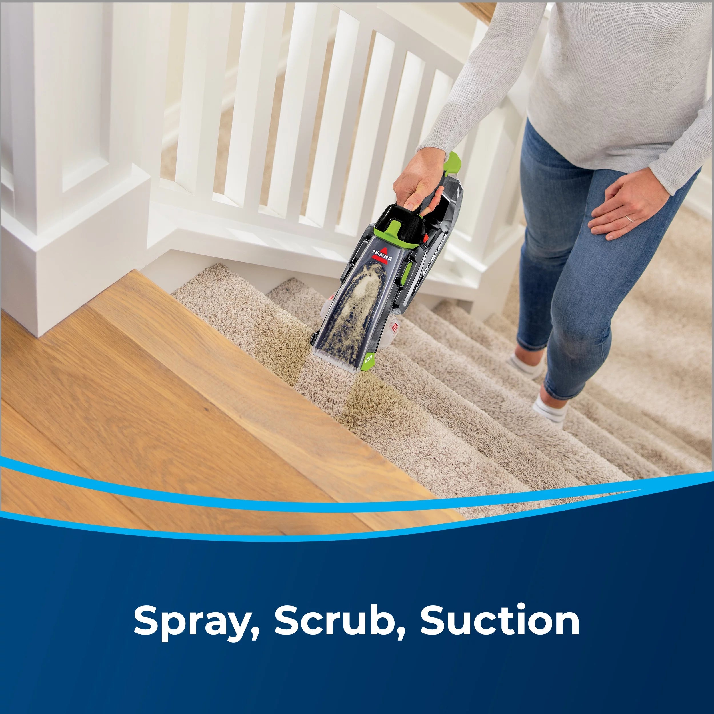 Cordless Portable Carpet Cleaner B849