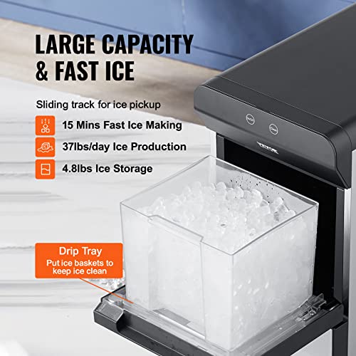 400LBS/24H Ice Making Machine with 330.7LBS Storage Bin C5121