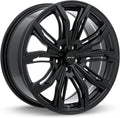 19x8.5 40 Offset 5x112 Bolt Pattern 66.6mm Hub Satin Black Rim D2189