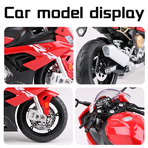 1:12 Scale Die Cast Motorcycle Model (Black) V10017
