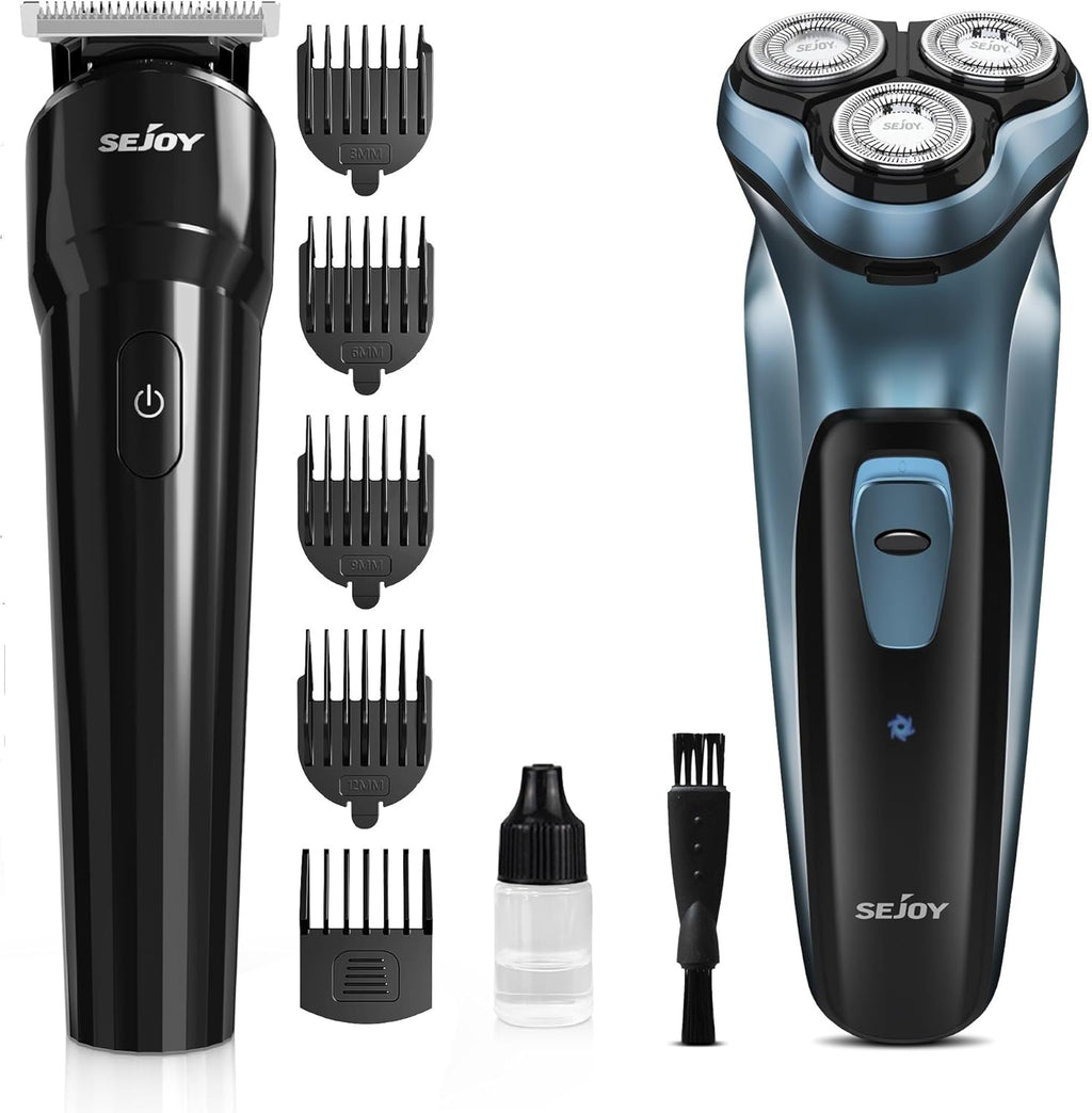 Electric Razor, Beard Trimmer, Waterproof, USB Rechargeable C3599