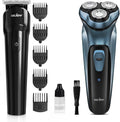 Electric Razor, Beard Trimmer, Waterproof, USB Rechargeable C3599
