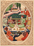 Handmade Mughal Garden Art Painting P266607