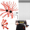 33 ft Chimney Brush Kit with 10 Nylon Rods and 2 Brush Head F234949