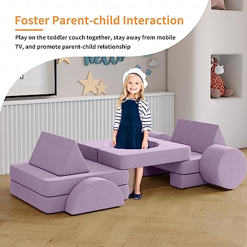 Modular Kids Play Couch 13PCS Blue S267