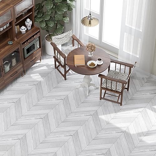 Light Wood Peel and Stick Vinyl Flooring Roll 23"x 393" 64 Sq.Ft I484