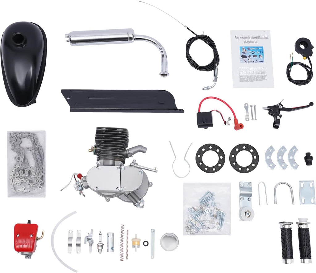 100CC 2-Stroke Gas Bicycle Engine Kit for 26" 28" Bicycle K316